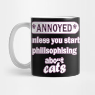 Cat saying cat lady pet furball puss Mug